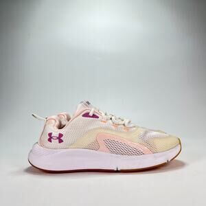 Under Armour Charged RC White Pink Running Shoes 3023659-100 Women's Size 6.5